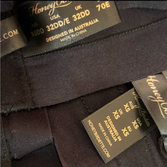 ♡BNWT ICONIC HB™ ☆Axl☆ BLACK MUST-HAVE 2-Piece SET♡ Size 32DD/32E Bra♡ XS Brief♡ - Picture 11 of 11